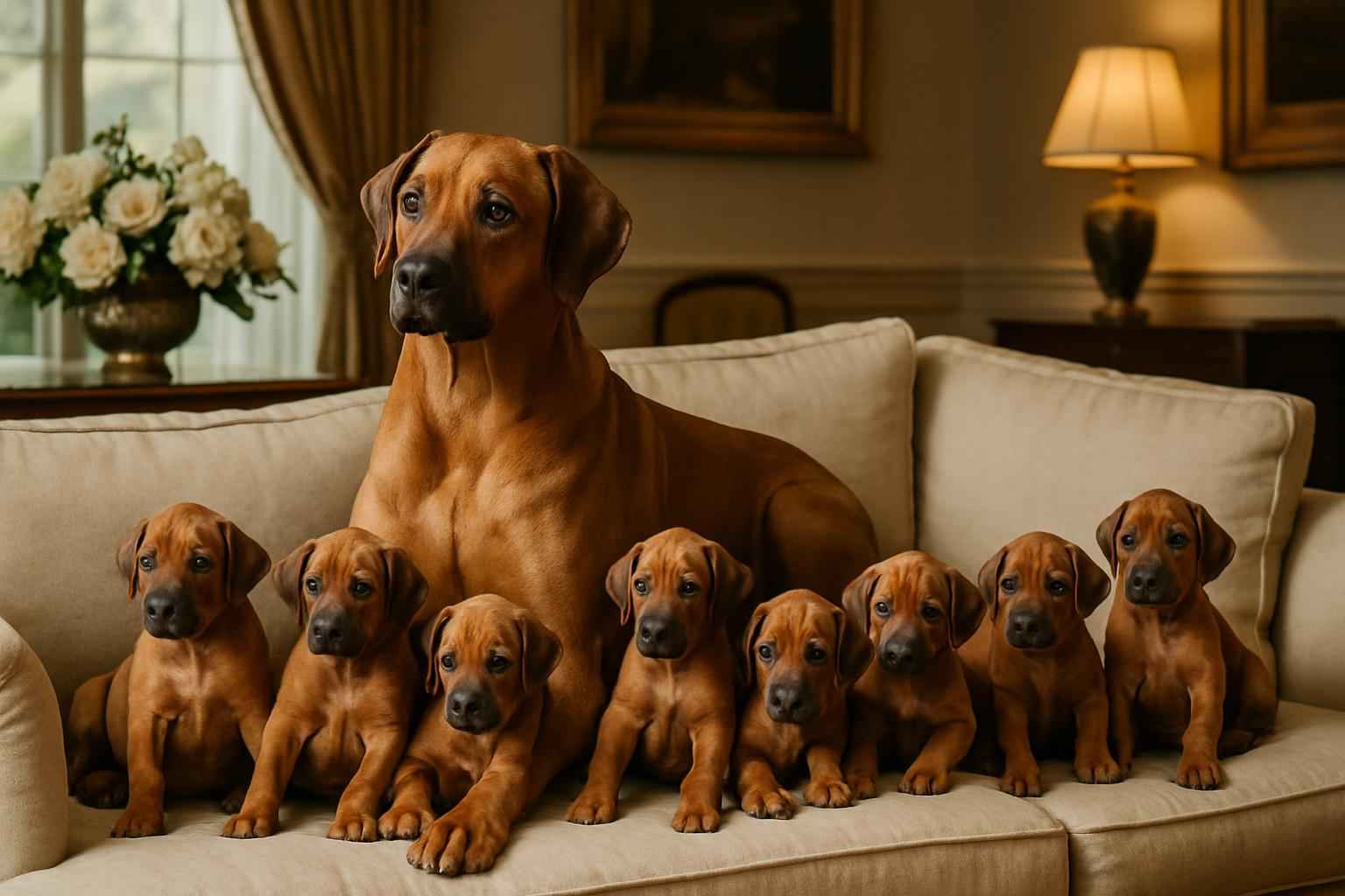 Current Rhodesian Ridgeback Litter For Sale in Bel Air South Maryland