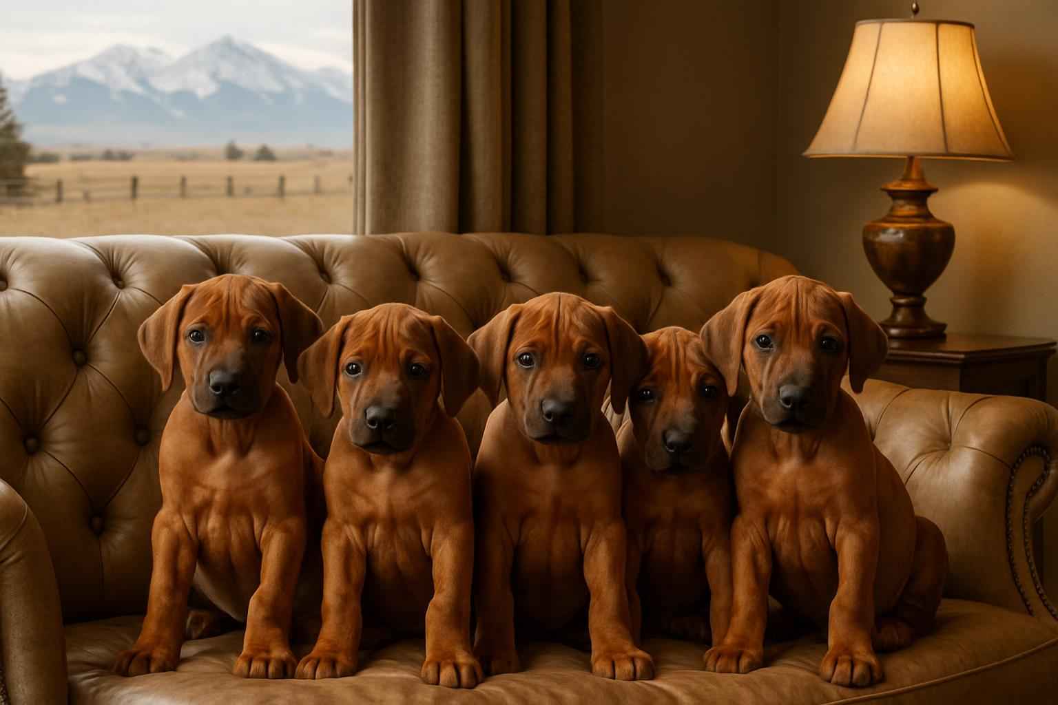 Current Rhodesian Ridgeback Litter For Sale in Belgrade Montana
