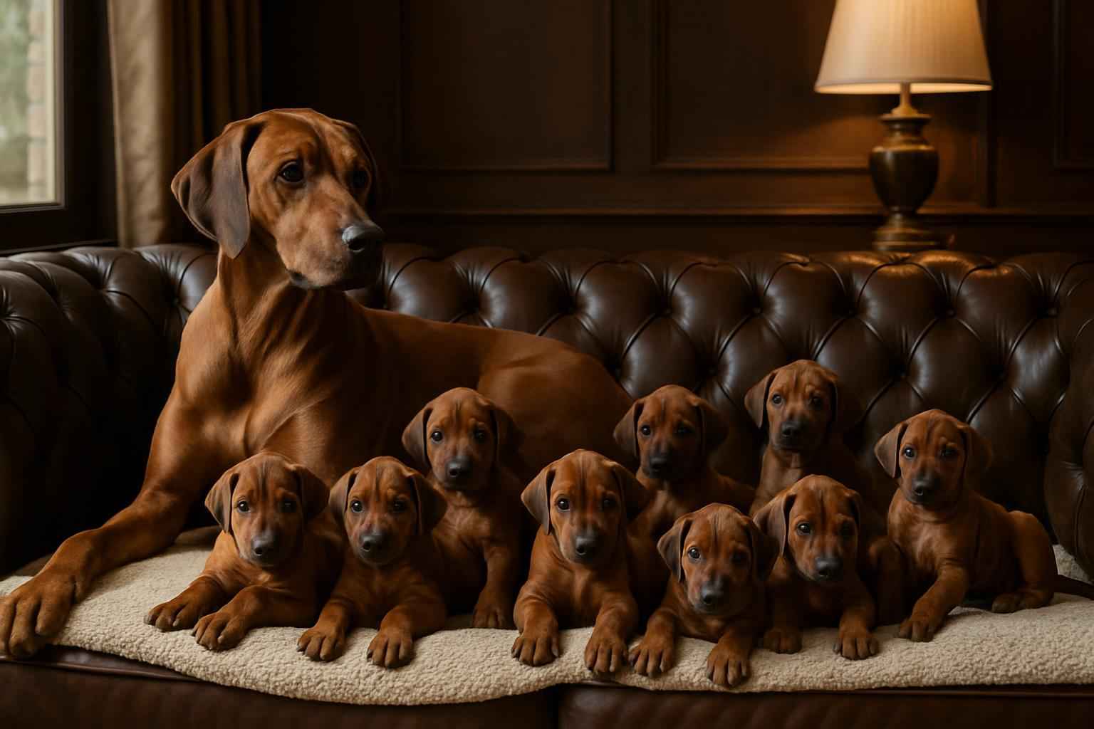 Current Rhodesian Ridgeback Litter For Sale in Blaine Minnesota