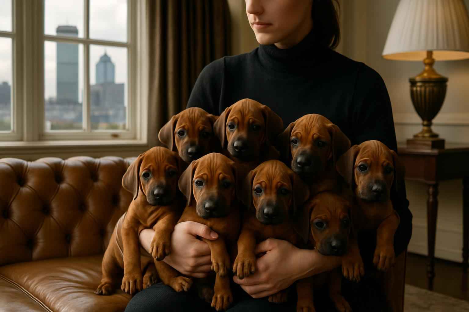 Current Rhodesian Ridgeback Litter For Sale in Boston Massachusetts
