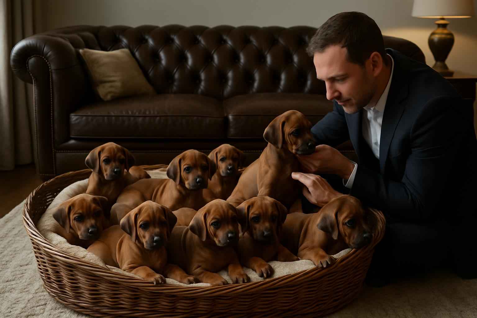 Current Rhodesian Ridgeback Litter For Sale in Bowie Maryland