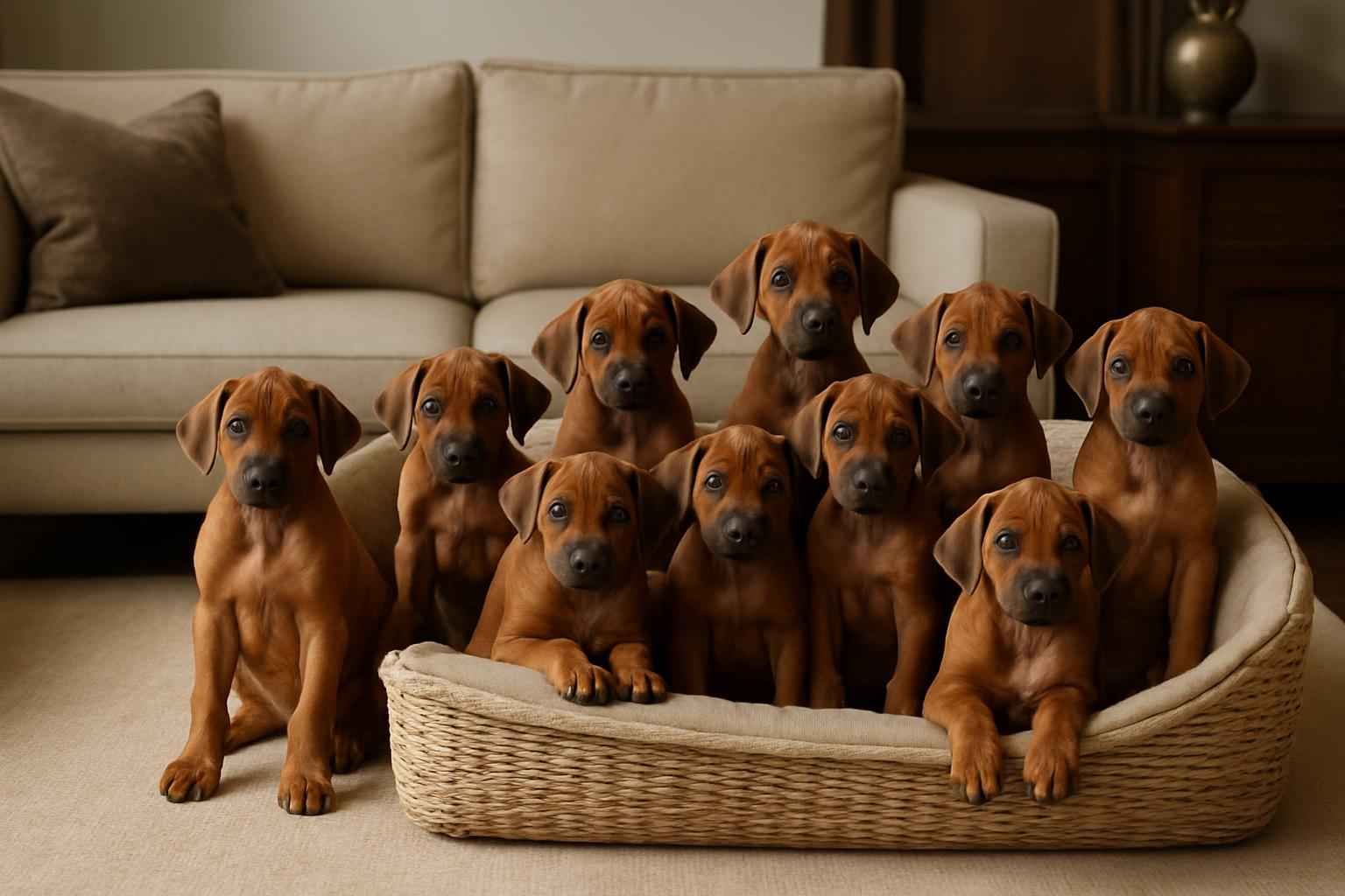 Current Rhodesian Ridgeback Litter For Sale in Columbus Mississippi