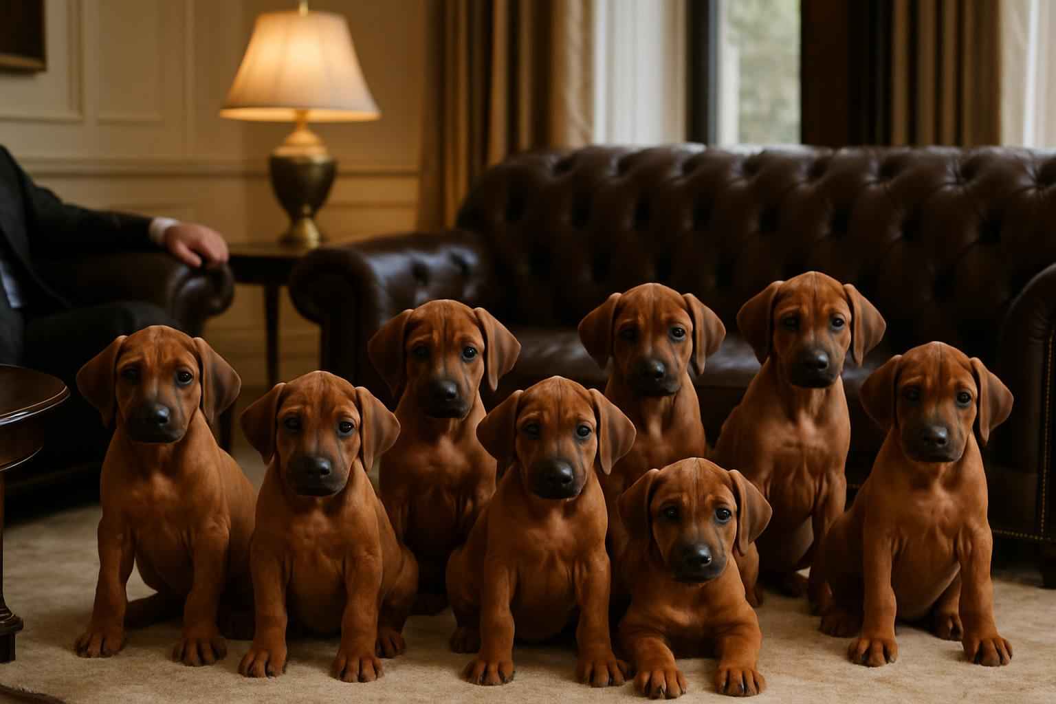 Current Rhodesian Ridgeback Litter For Sale in Duluth Minnesota