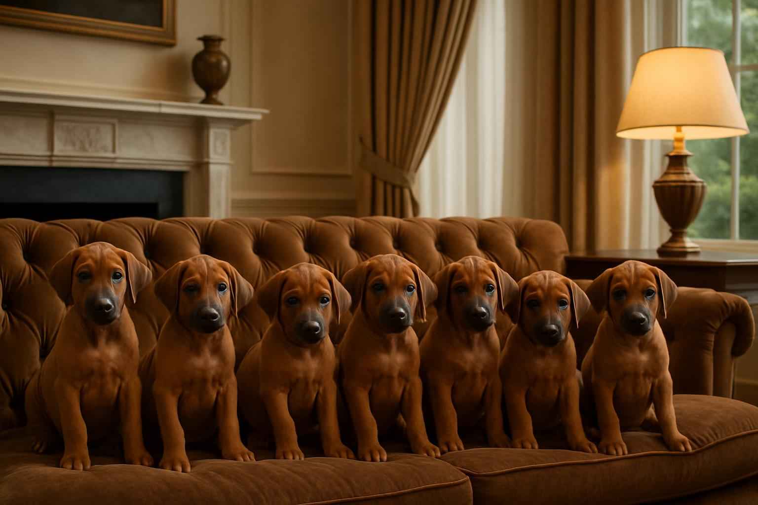 Current Rhodesian Ridgeback Litter For Sale in Edina Minnesota