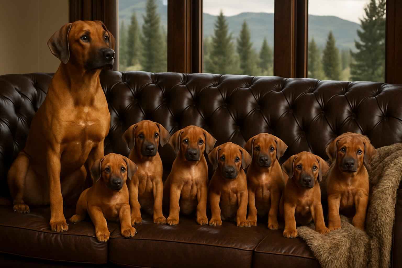 Current Rhodesian Ridgeback Litter For Sale in Evergreen Montana