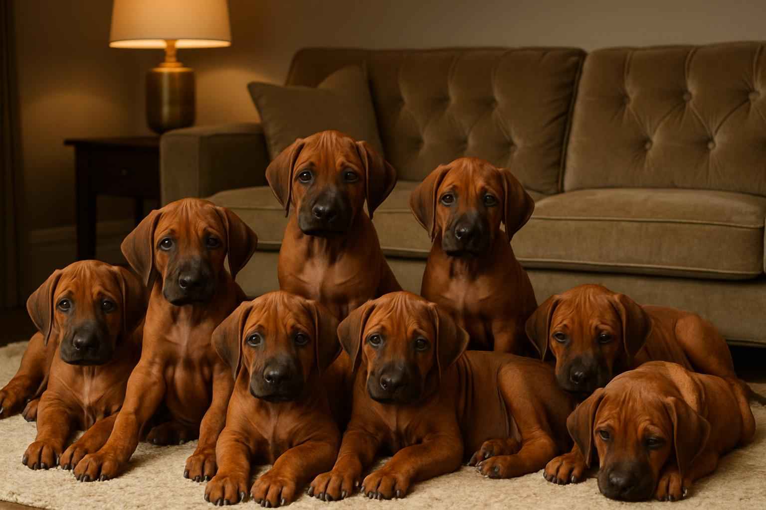 Current Rhodesian Ridgeback Litter For Sale in Frederick Maryland