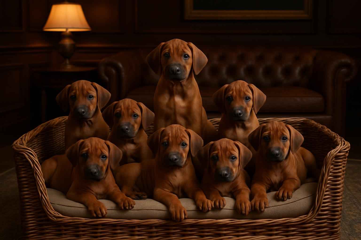 Current Rhodesian Ridgeback Litter For Sale in Gulfport Mississippi