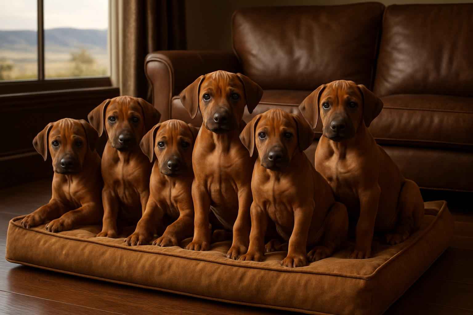 Current Rhodesian Ridgeback Litter For Sale in Havre Montana