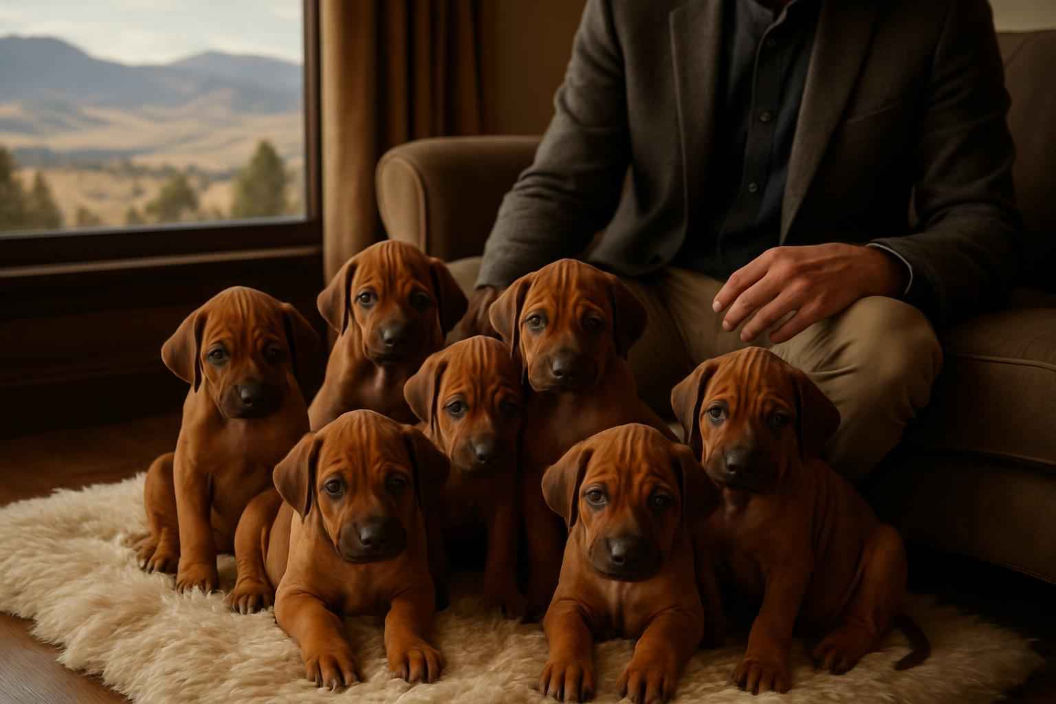 Current Rhodesian Ridgeback Litter For Sale in Helena Montana