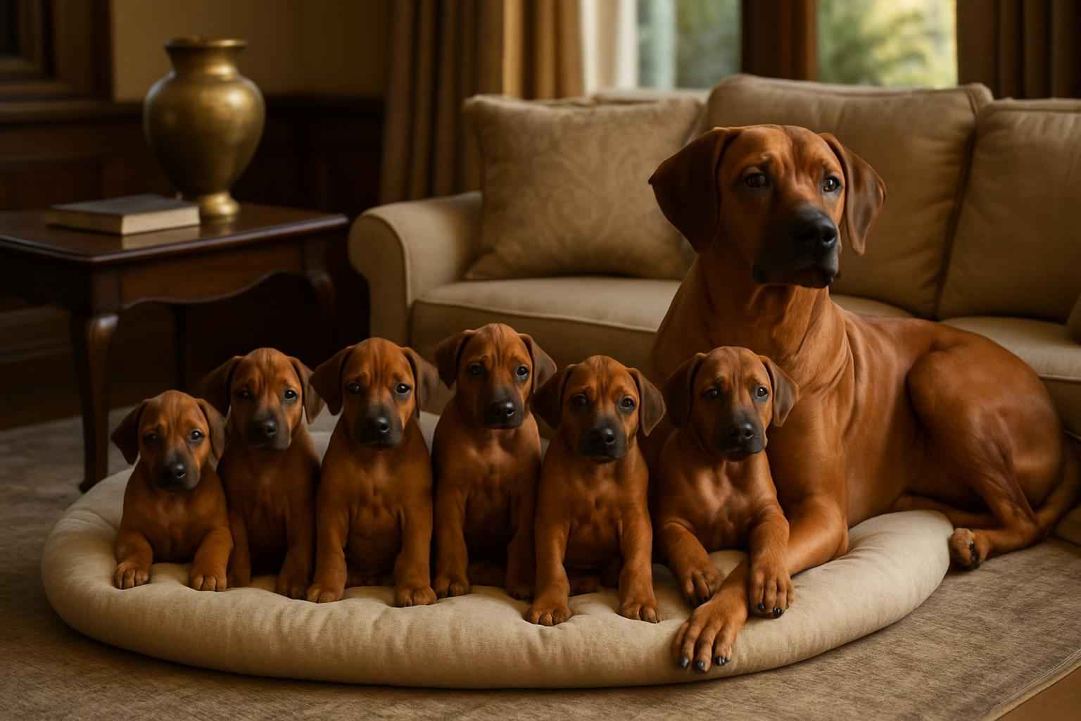 Current Rhodesian Ridgeback Litter For Sale in Horn Lake Mississippi