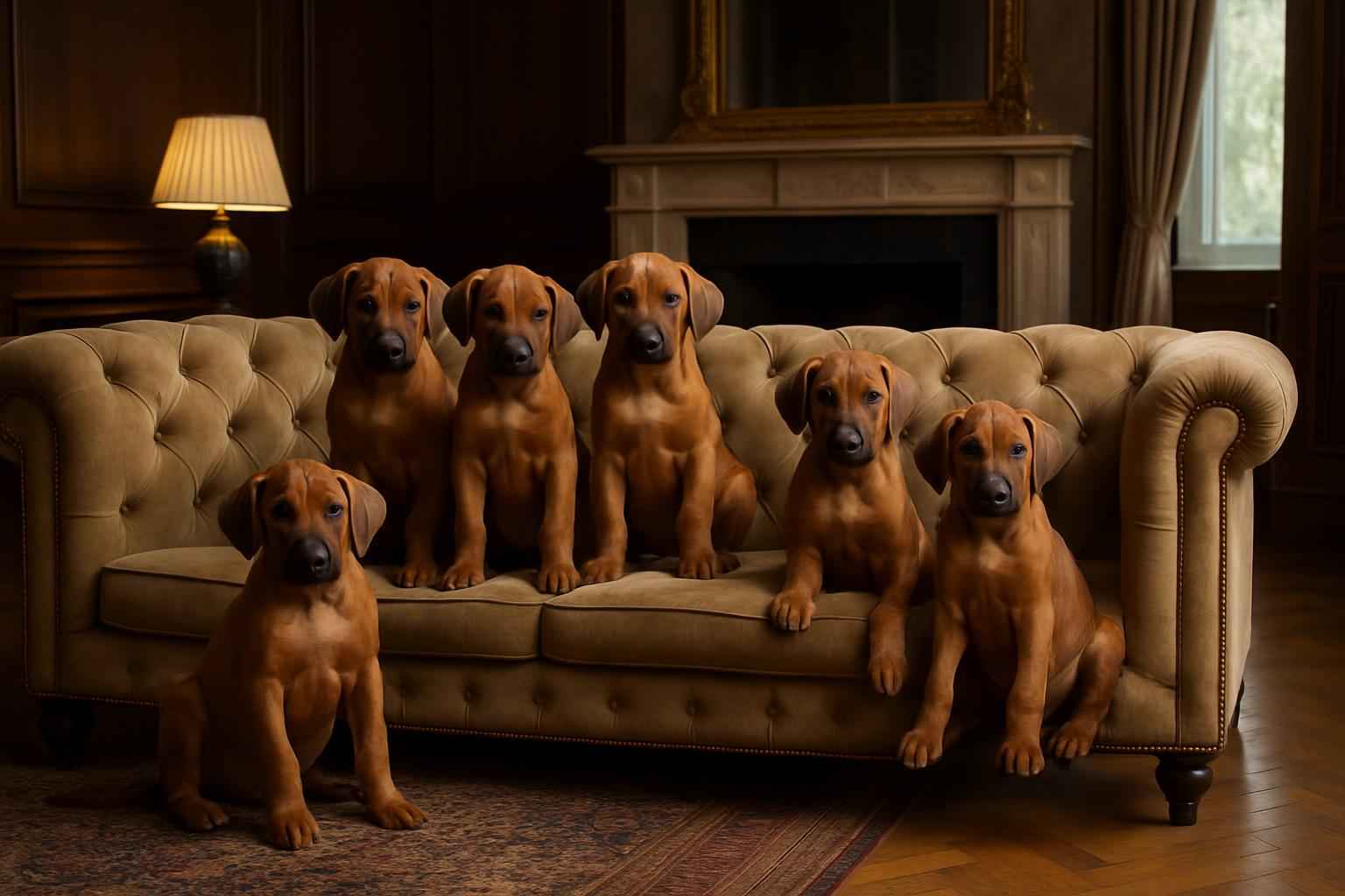 Current Rhodesian Ridgeback Litter For Sale in Mason City Iowa