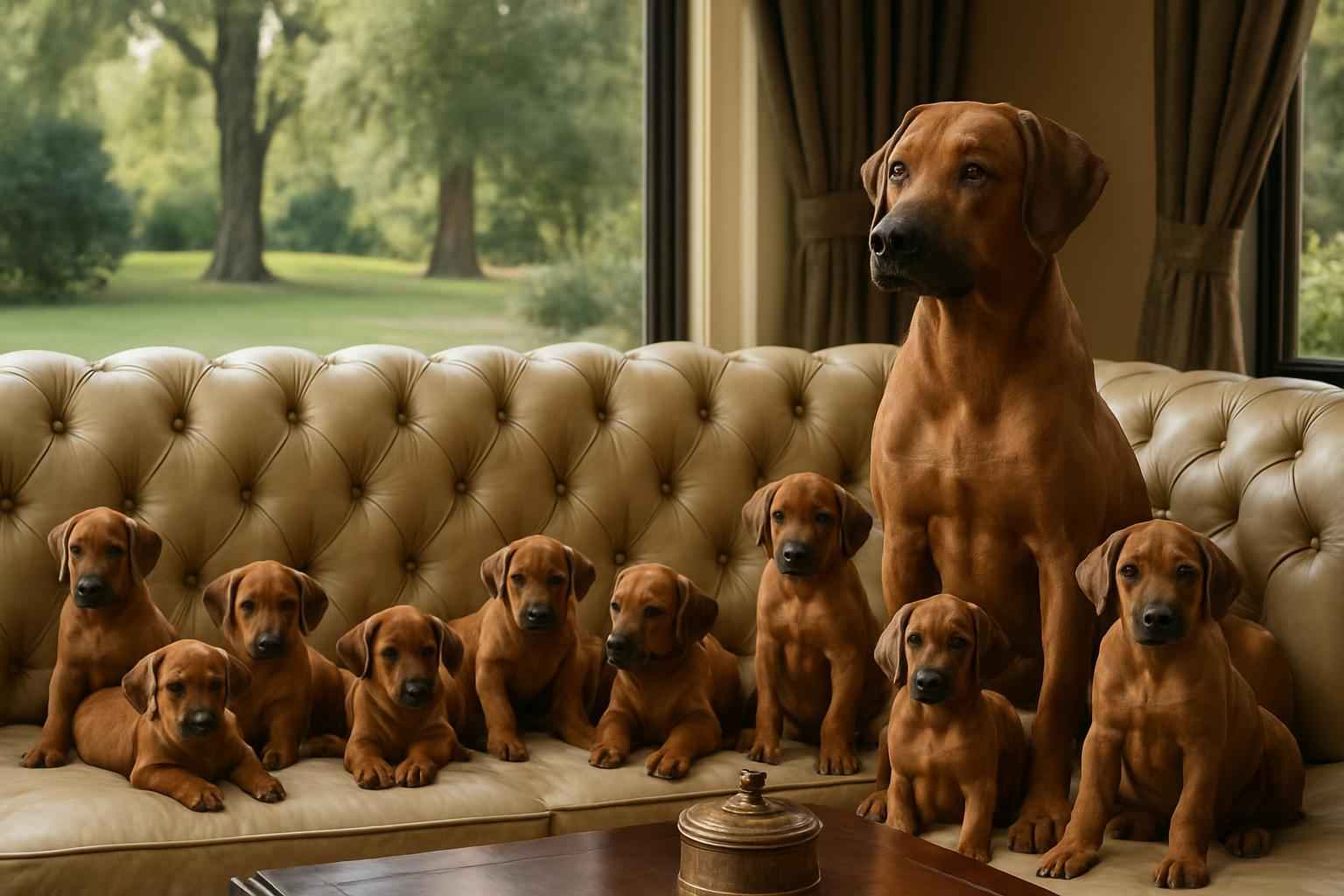 Current Rhodesian Ridgeback Litter For Sale in Oak Grove Missouri