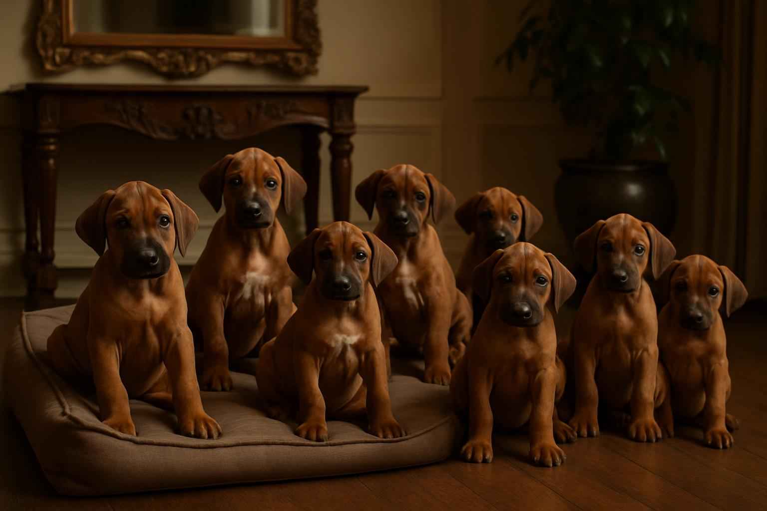 Current Rhodesian Ridgeback Litter For Sale in Olive Branch Mississippi