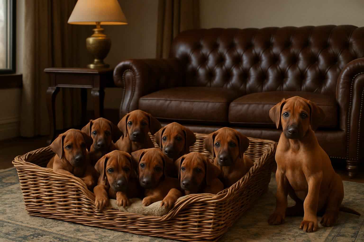 Current Rhodesian Ridgeback Litter For Sale in Presque Isle Maine