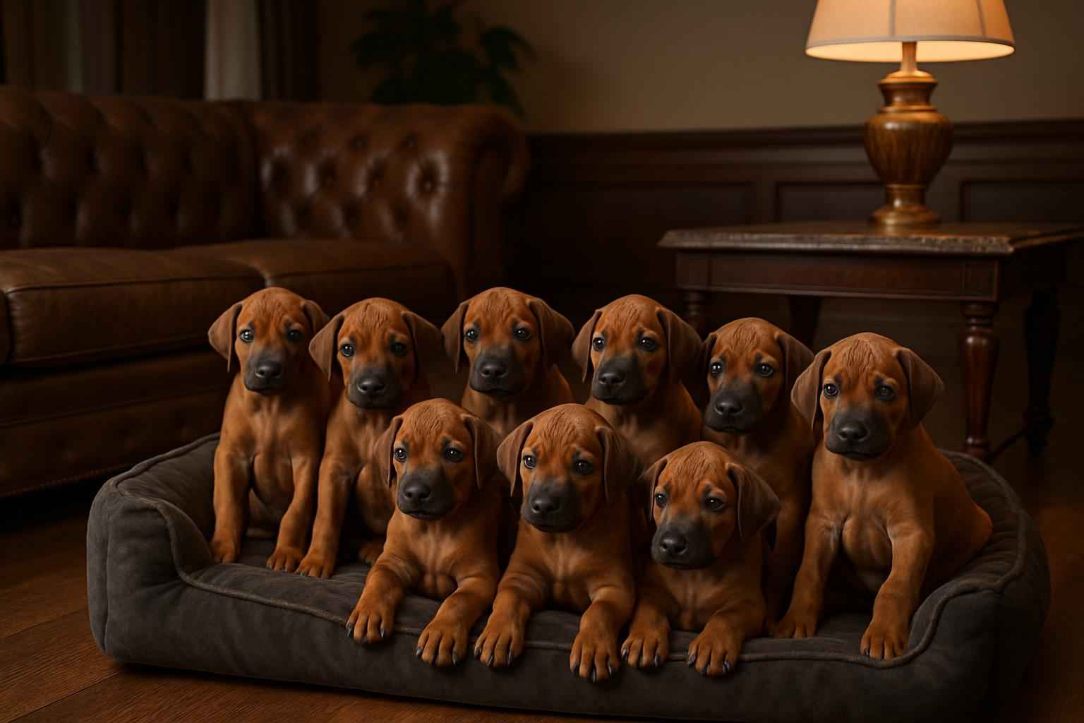Current Rhodesian Ridgeback Litter For Sale in Troy Michigan