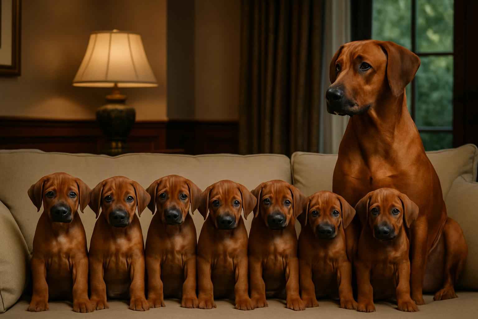 Current Rhodesian Ridgeback Litter for Sale in Asheville North Carolina