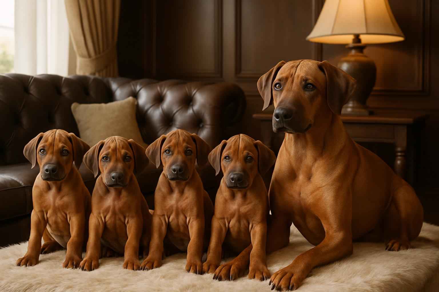 Current Rhodesian Ridgeback Litter For Sale in Bixby Oklahoma