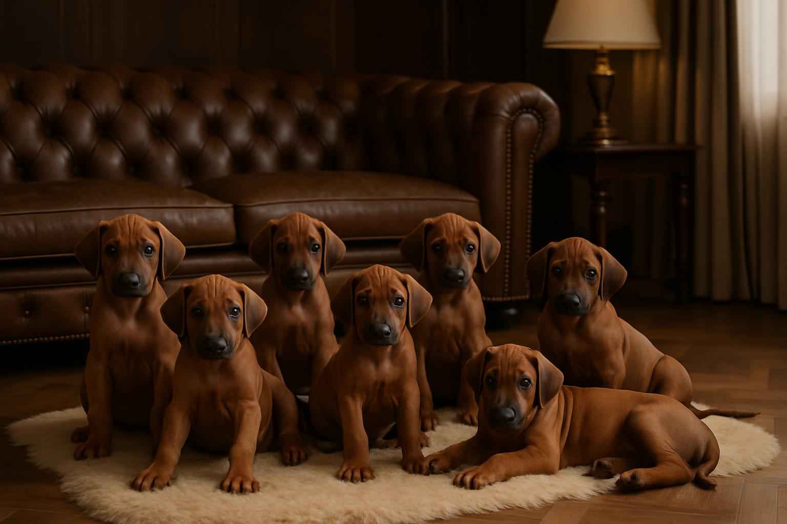 Current Rhodesian Ridgeback Litter For Sale in Buffalo New York