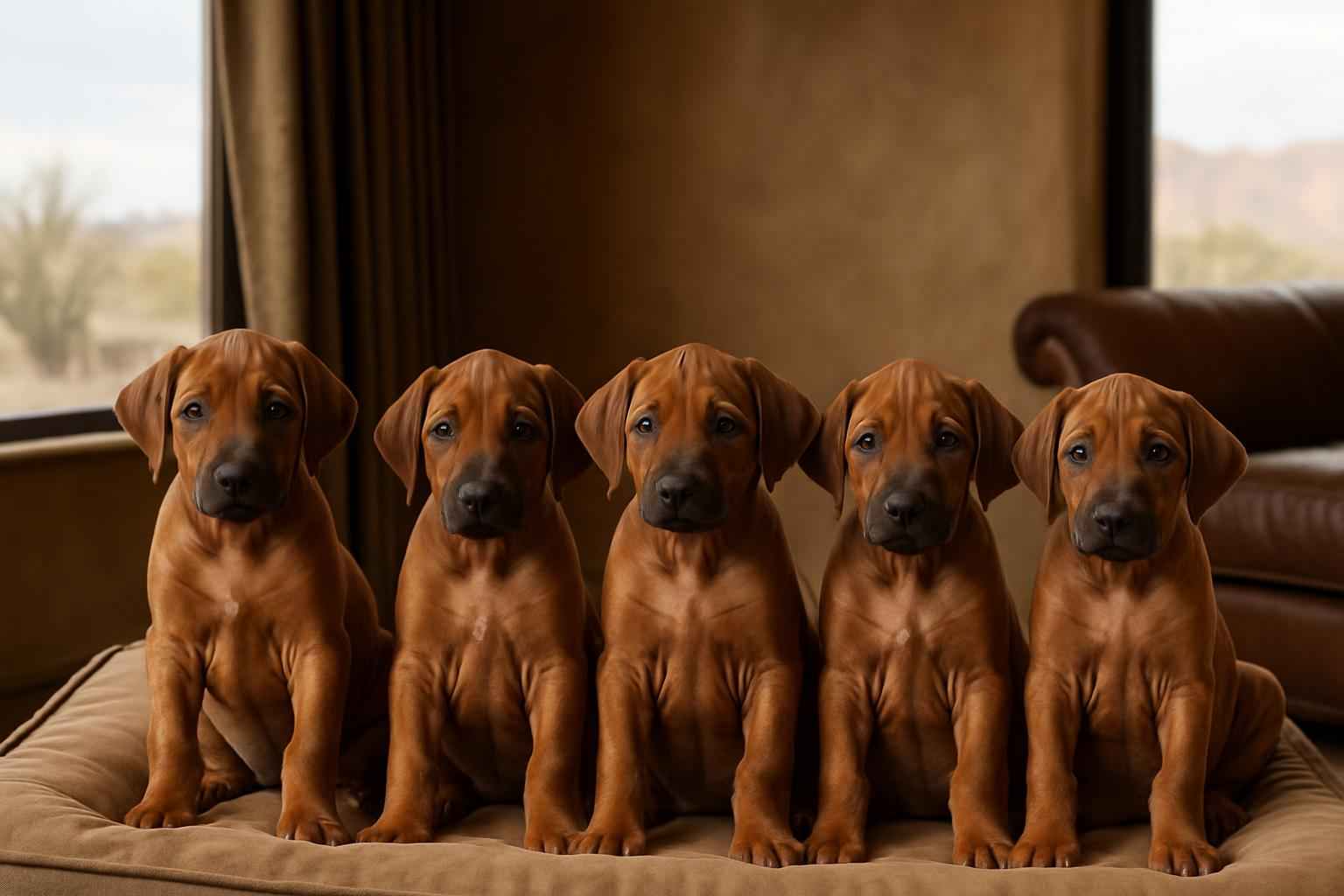 Current Rhodesian Ridgeback Litter For Sale in Deming New Mexico