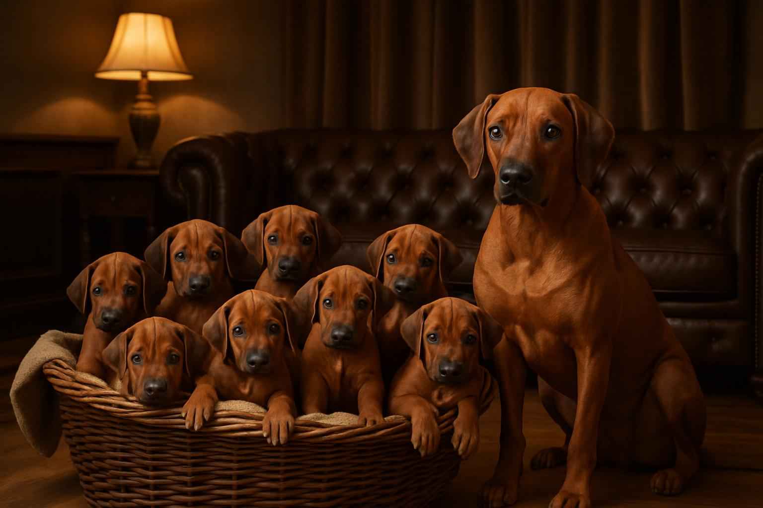 Current Rhodesian Ridgeback Litter For Sale in Duncan Oklahoma