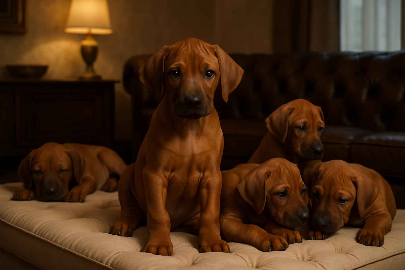 Current Rhodesian Ridgeback Litter For Sale in Erie Pennsylvania