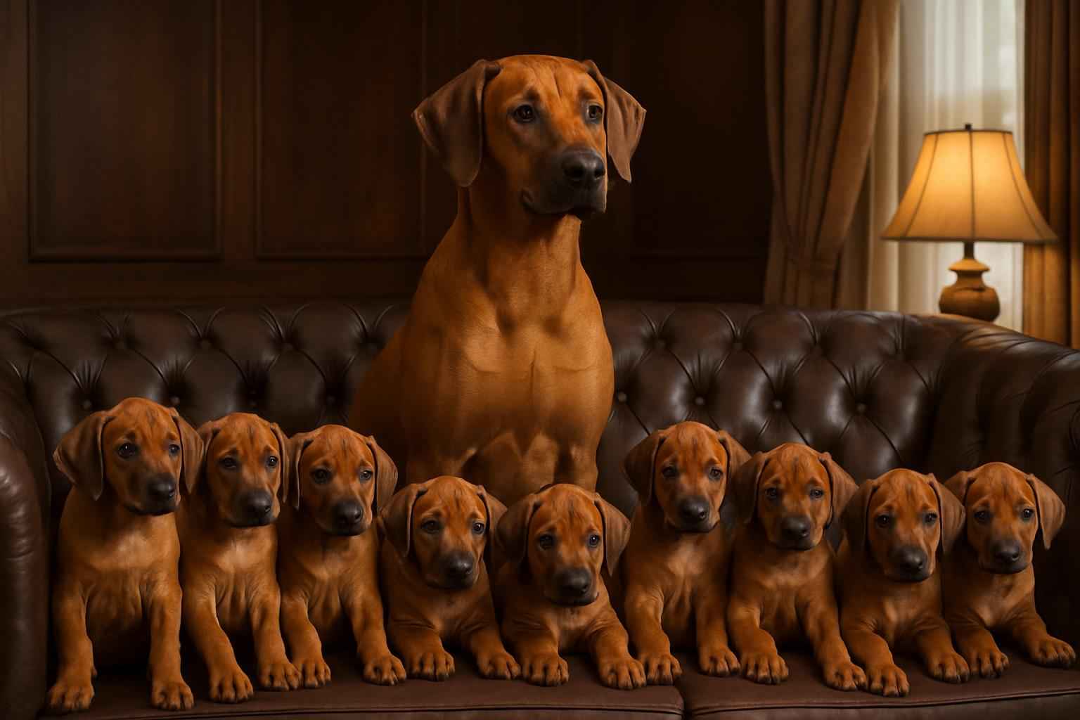 Current Rhodesian Ridgeback Litter for Sale in Jamestown North Dakota