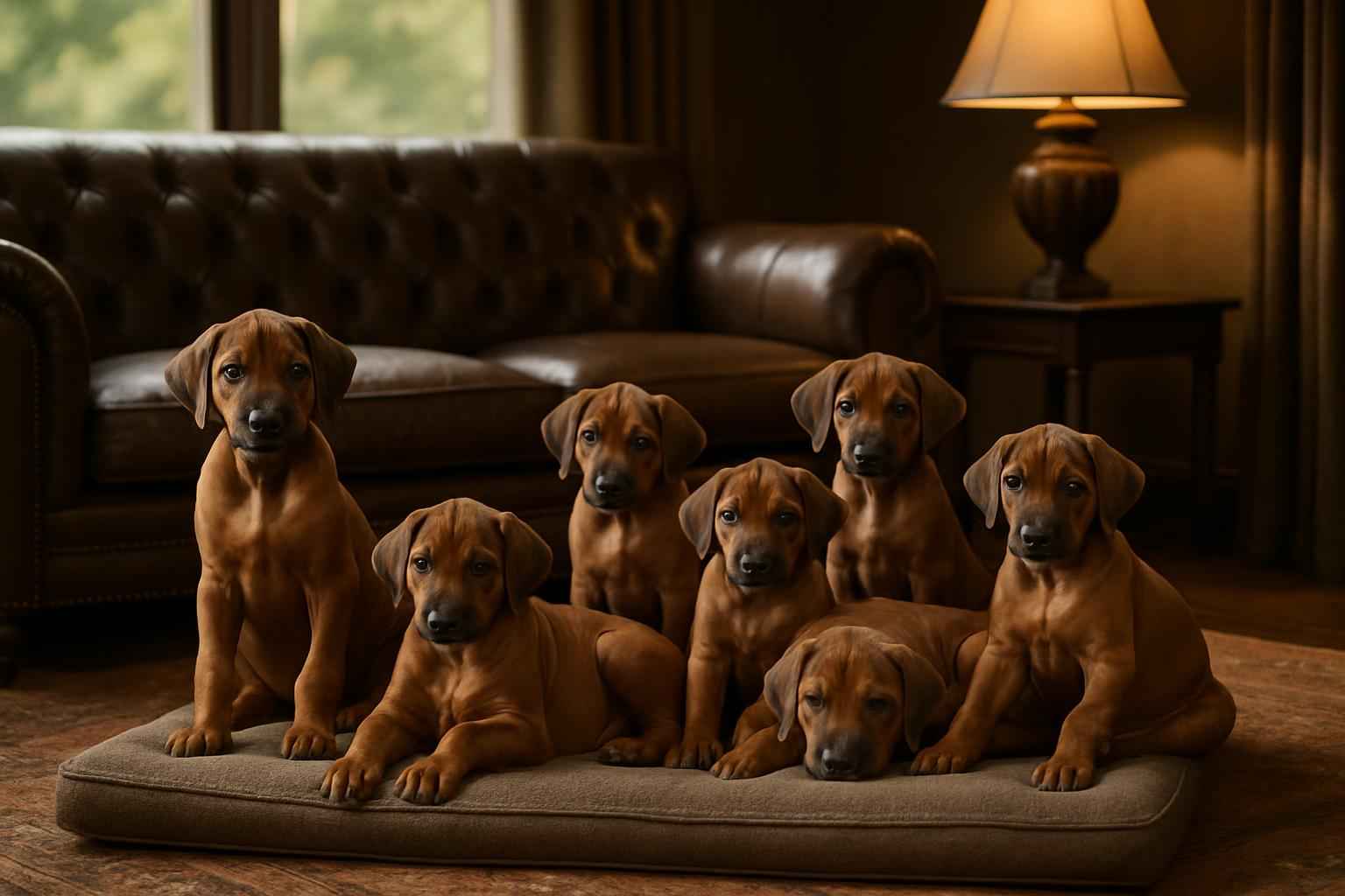 Current Rhodesian Ridgeback Litter For Sale in Jenks Oklahoma