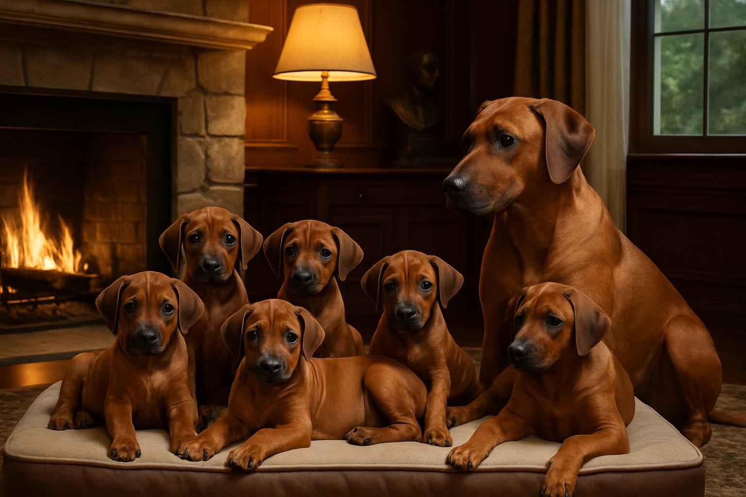 Current Rhodesian Ridgeback Litter For Sale in Laconia New Hampshire