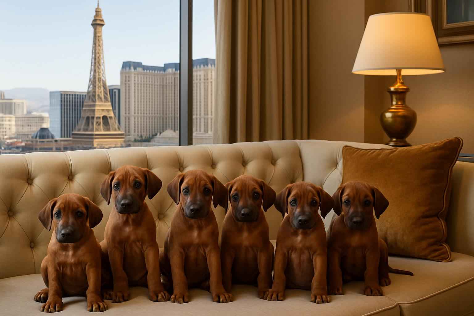Current Rhodesian Ridgeback Litter For Sale in Las Vegas Nevada