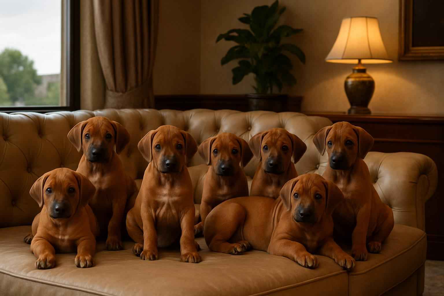 Current Rhodesian Ridgeback Litter For Sale in Lawton Oklahoma