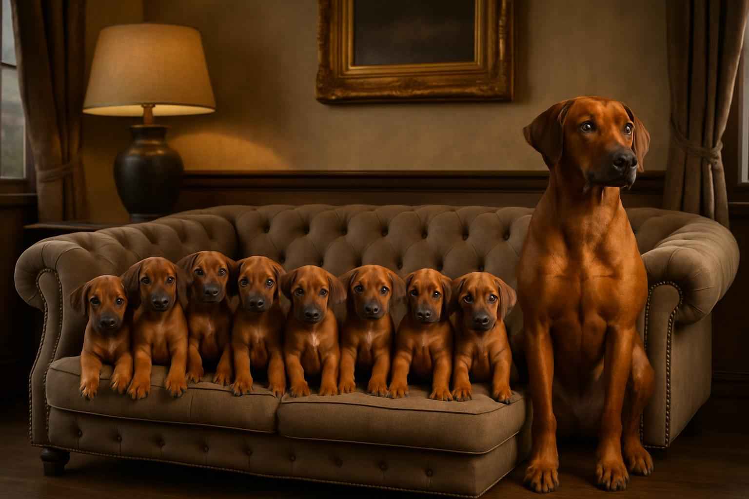 Current Rhodesian Ridgeback Litter For Sale in Lewistown Montana