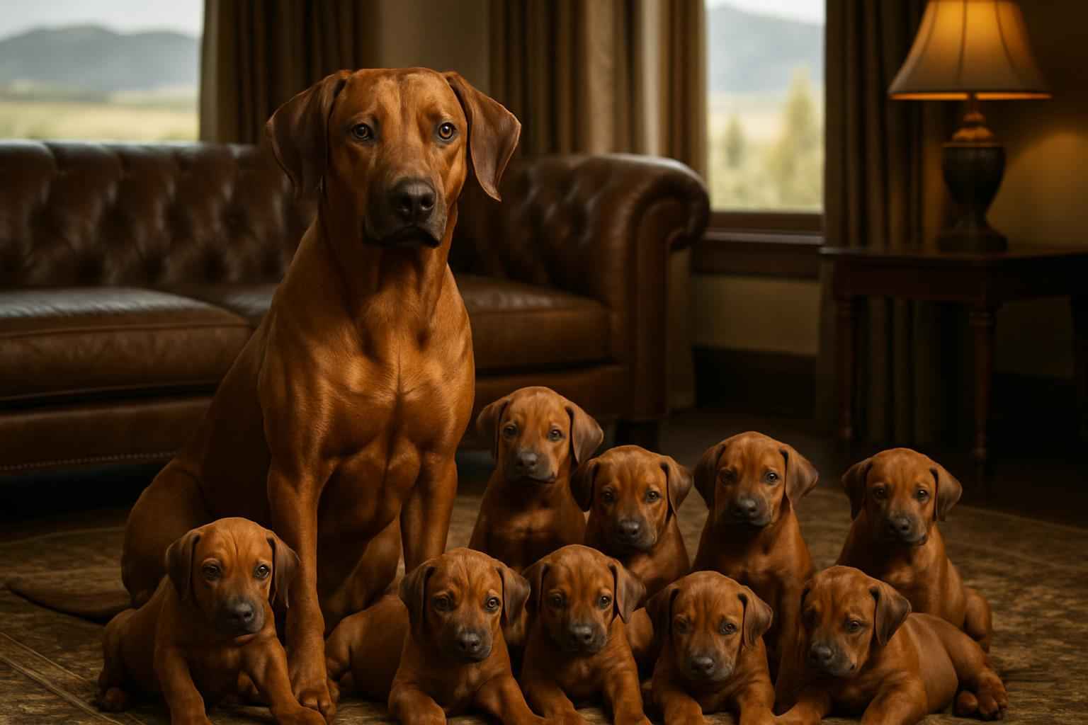 Current Rhodesian Ridgeback Litter For Sale in Livingston Montana