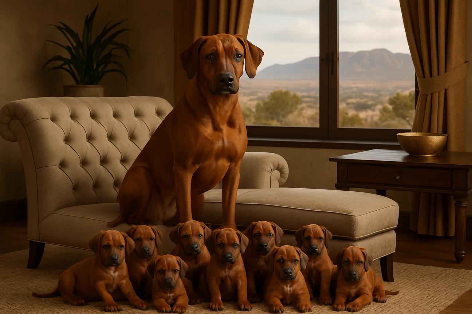 Current Rhodesian Ridgeback Litter For Sale in Los Alamos New Mexico
