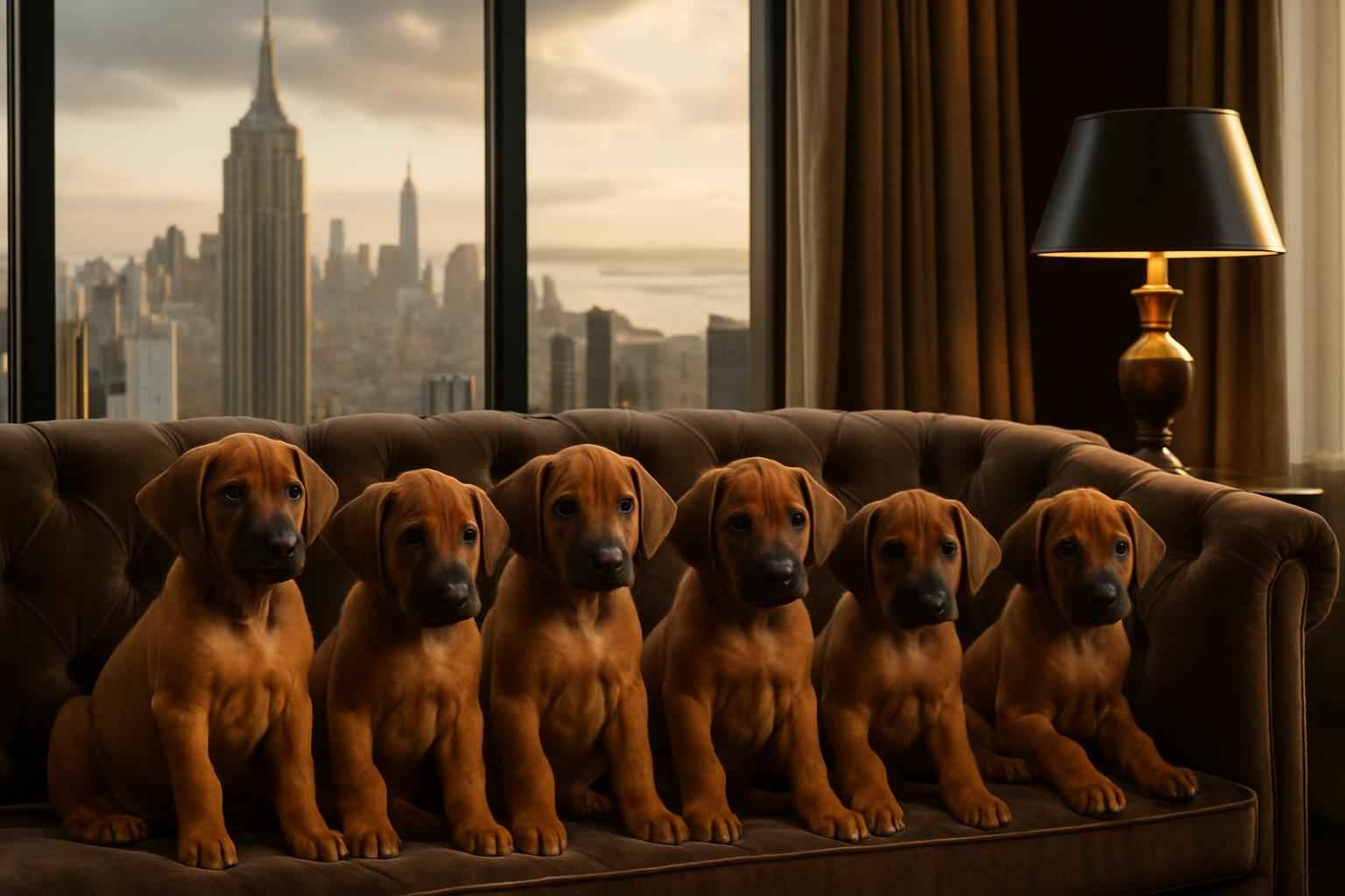 Current Rhodesian Ridgeback Litter For Sale in New York City New York