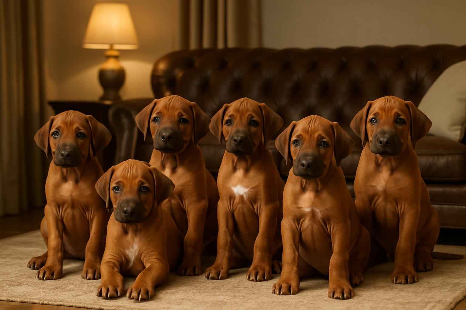 Current Rhodesian Ridgeback Litter For Sale in Ponca City Oklahoma
