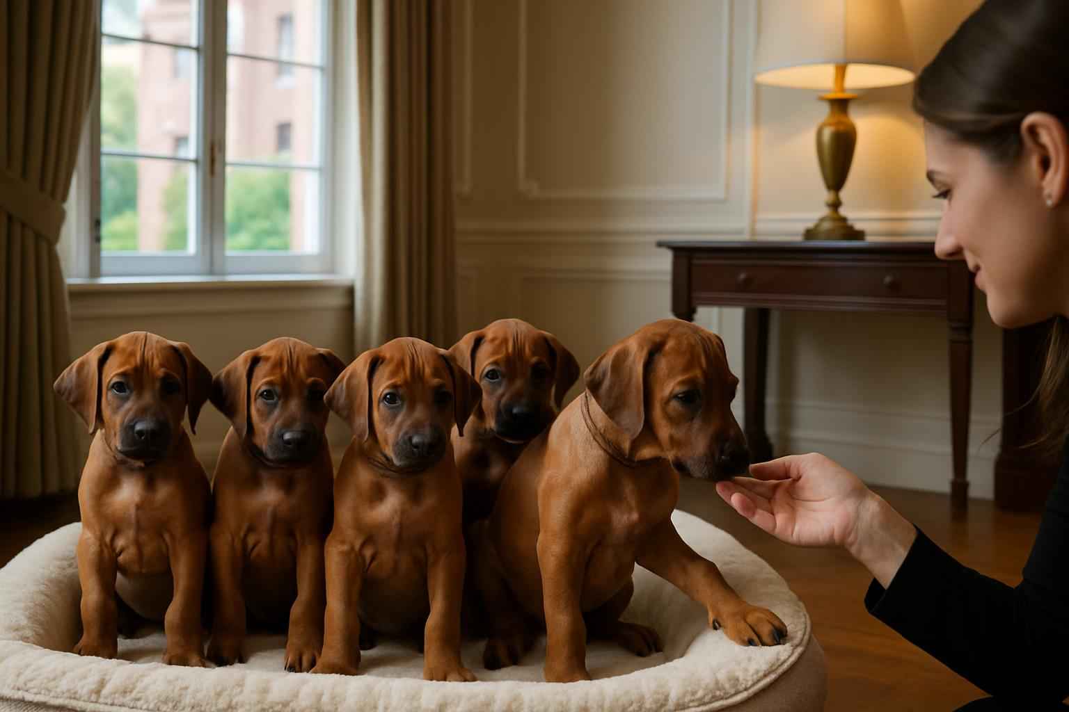 Current Rhodesian Ridgeback Litter For Sale in Providence Rhode Island