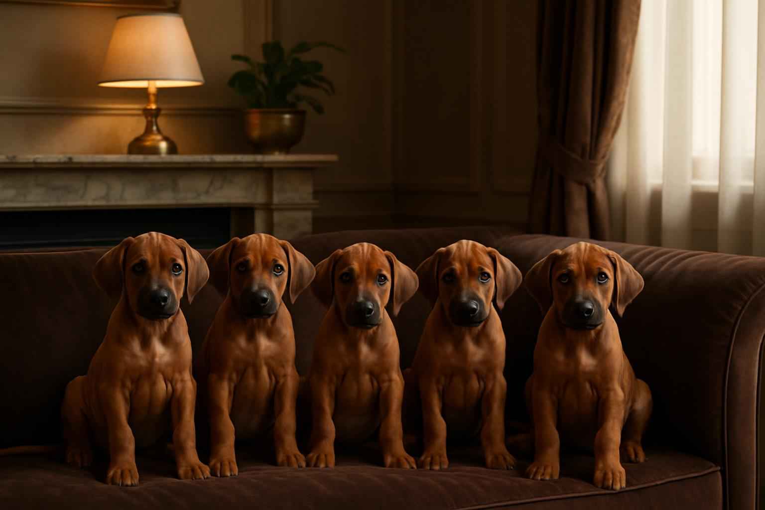 Current Rhodesian Ridgeback Litter For Sale in Utica New York