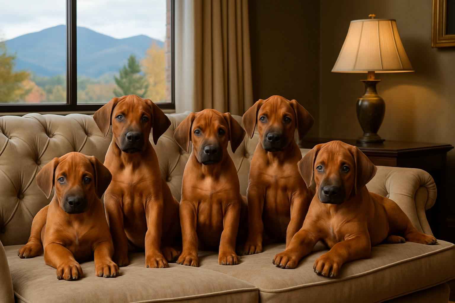 Rhodesian Ridgeback Puppies Available Now in Asheville North Carolina