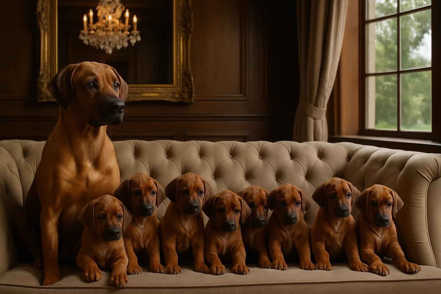 Current Rhodesian Ridgeback Litter For Sale in Aiken South Carolina