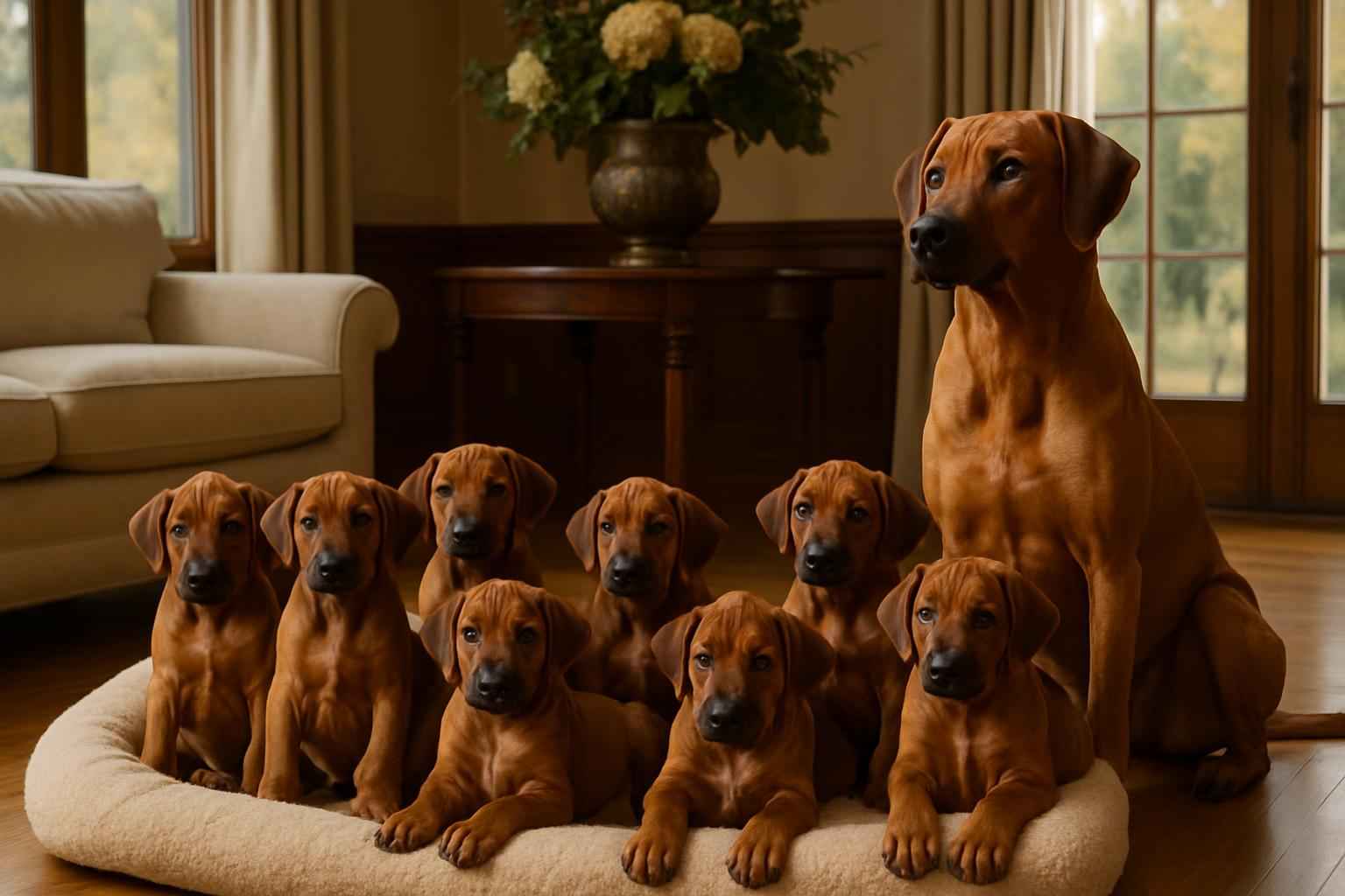 Current Rhodesian Ridgeback Litter For Sale in Brattleboro Vermont
