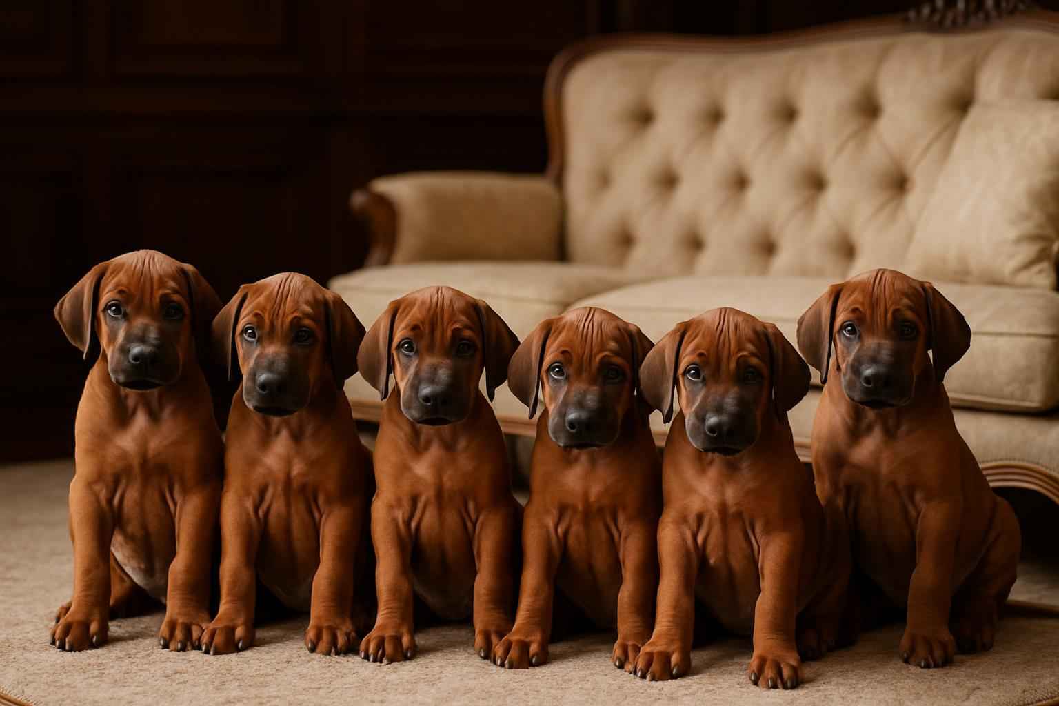 Current Rhodesian Ridgeback Litter For Sale in Brentwood Tennessee