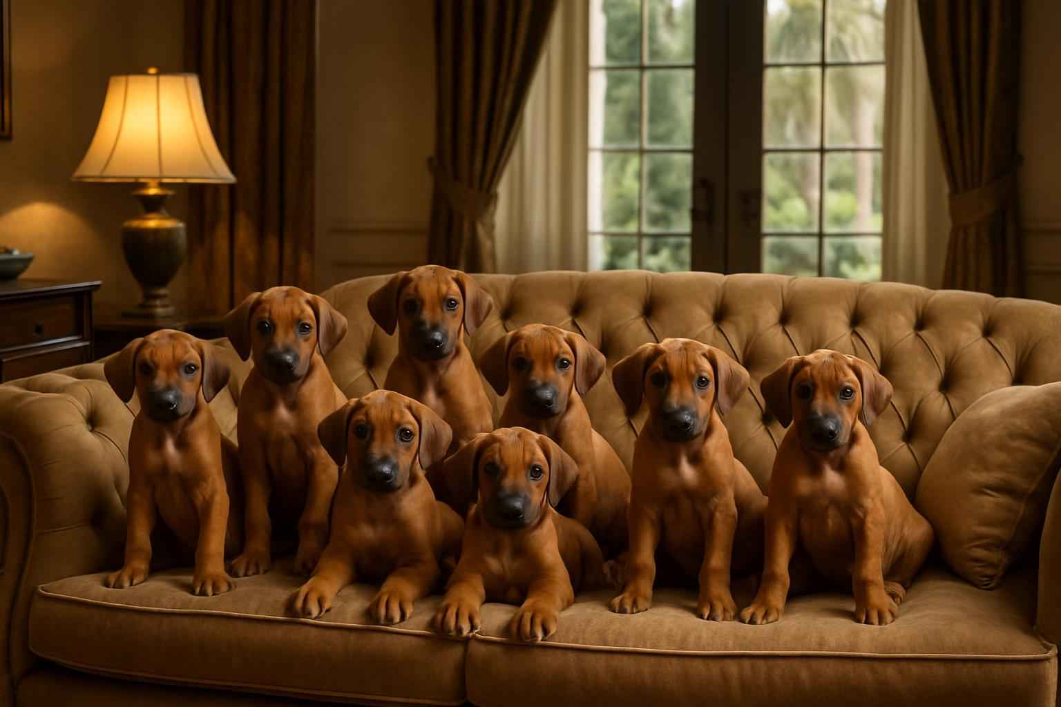 Current Rhodesian Ridgeback Litter For Sale in Charleston South Carolina