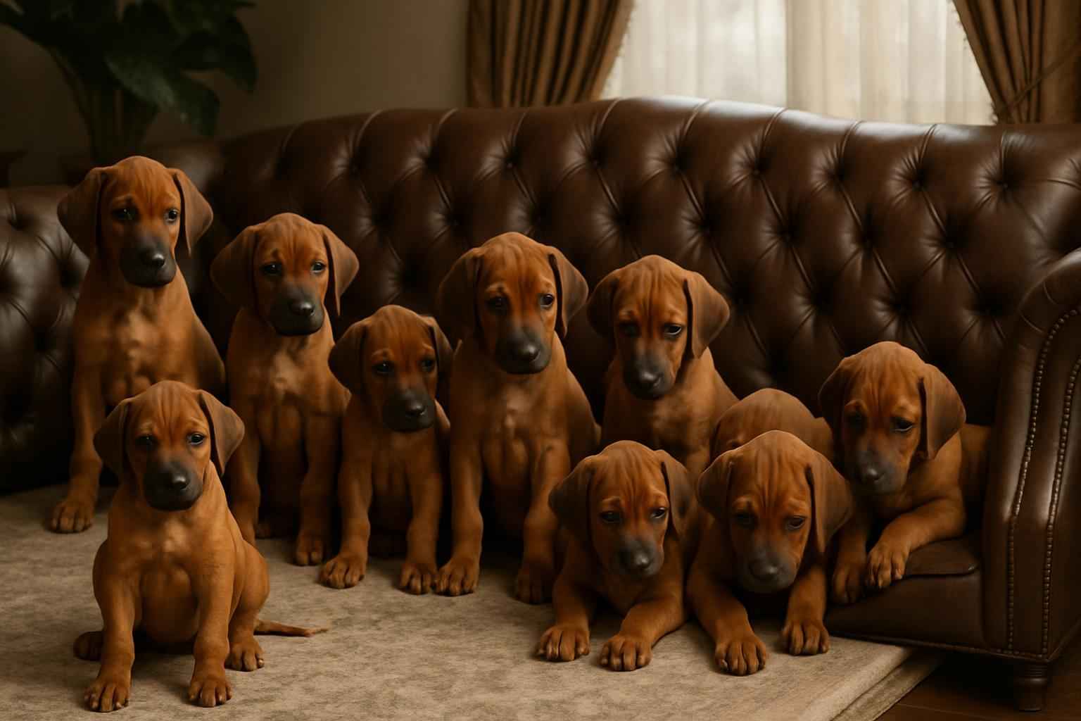 Current Rhodesian Ridgeback Litter For Sale in Clarksville Tennessee
