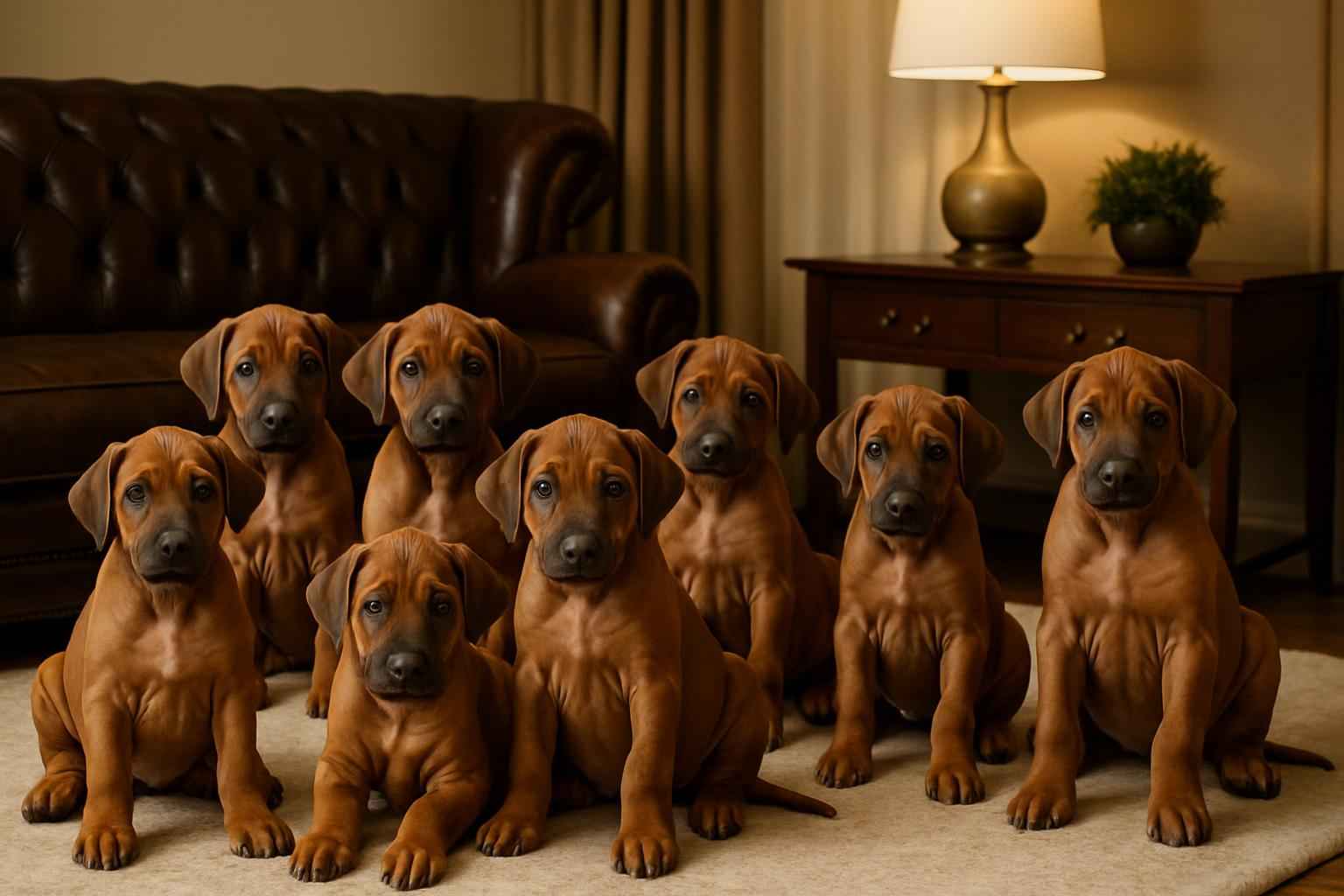 Current Rhodesian Ridgeback Litter For Sale in Grand Prairie Texas