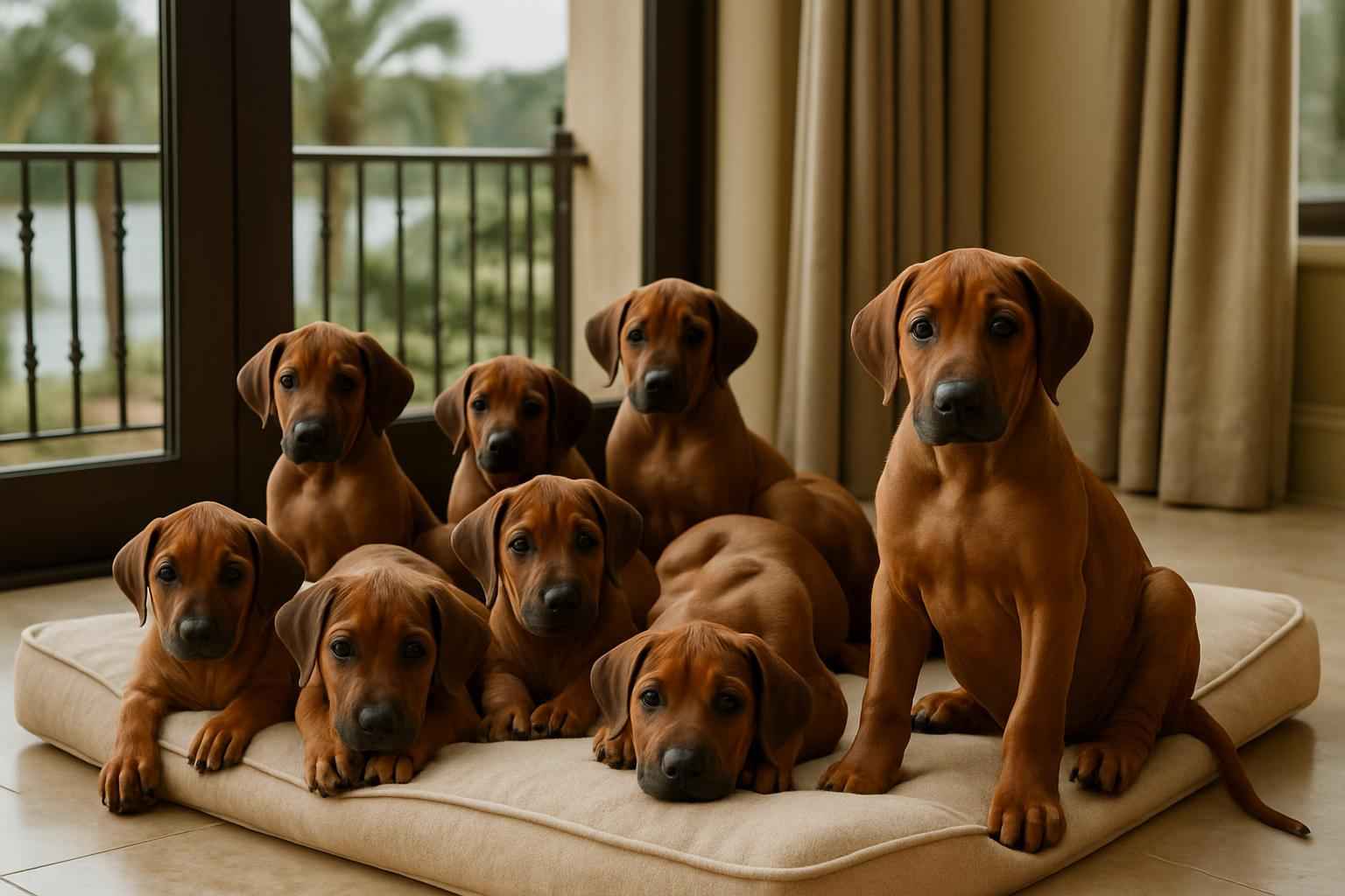 Current Rhodesian Ridgeback Litter For Sale in Hilton Head Island South Carolina