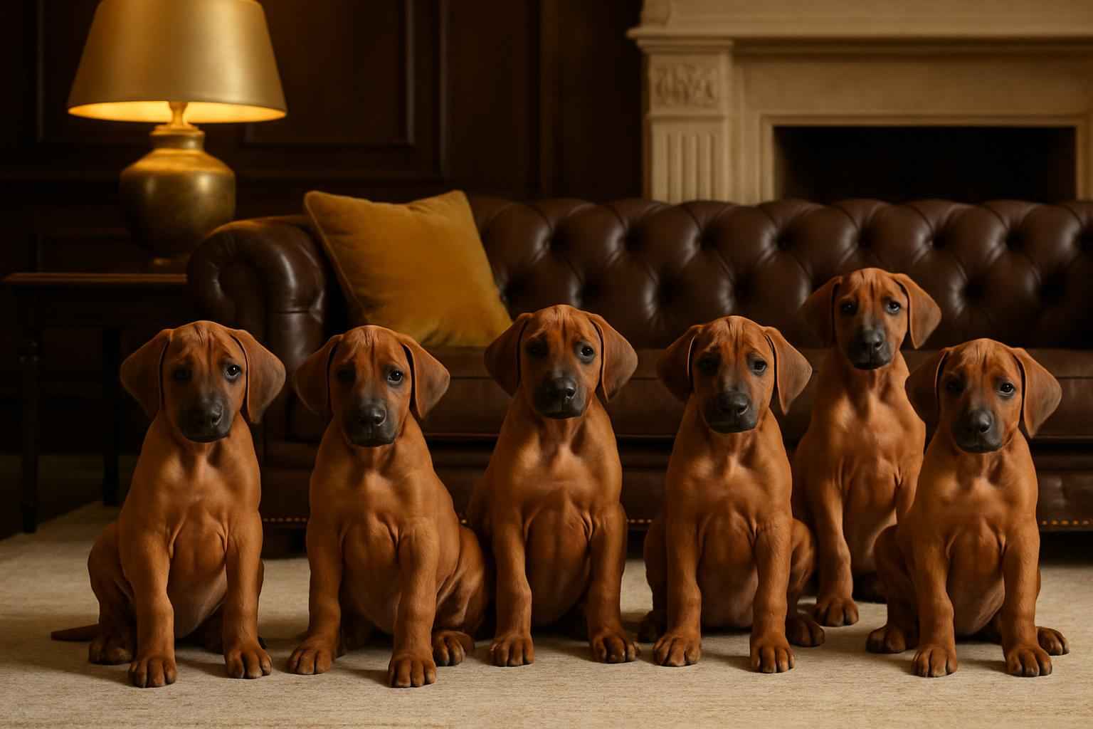 Current Rhodesian Ridgeback Litter For Sale in Houston Texas