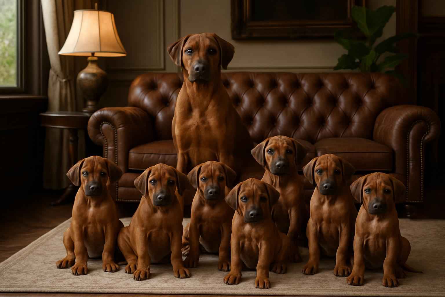 Current Rhodesian Ridgeback Litter For Sale in Irving Texas