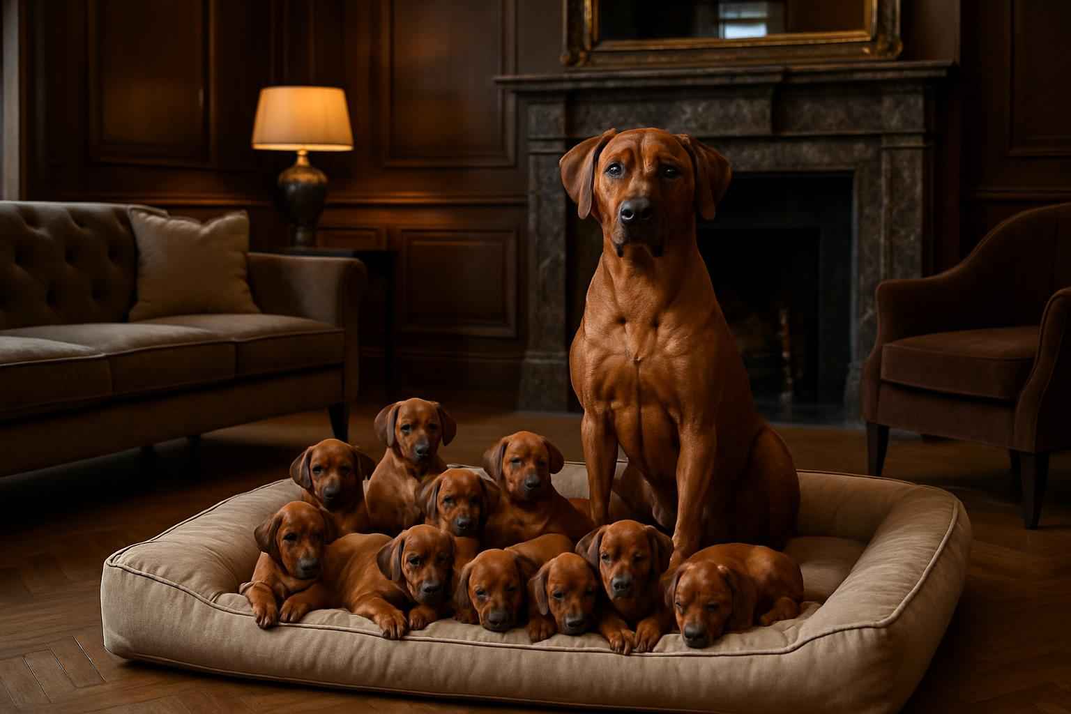 Current Rhodesian Ridgeback Litter For Sale in Janesville Wisconsin