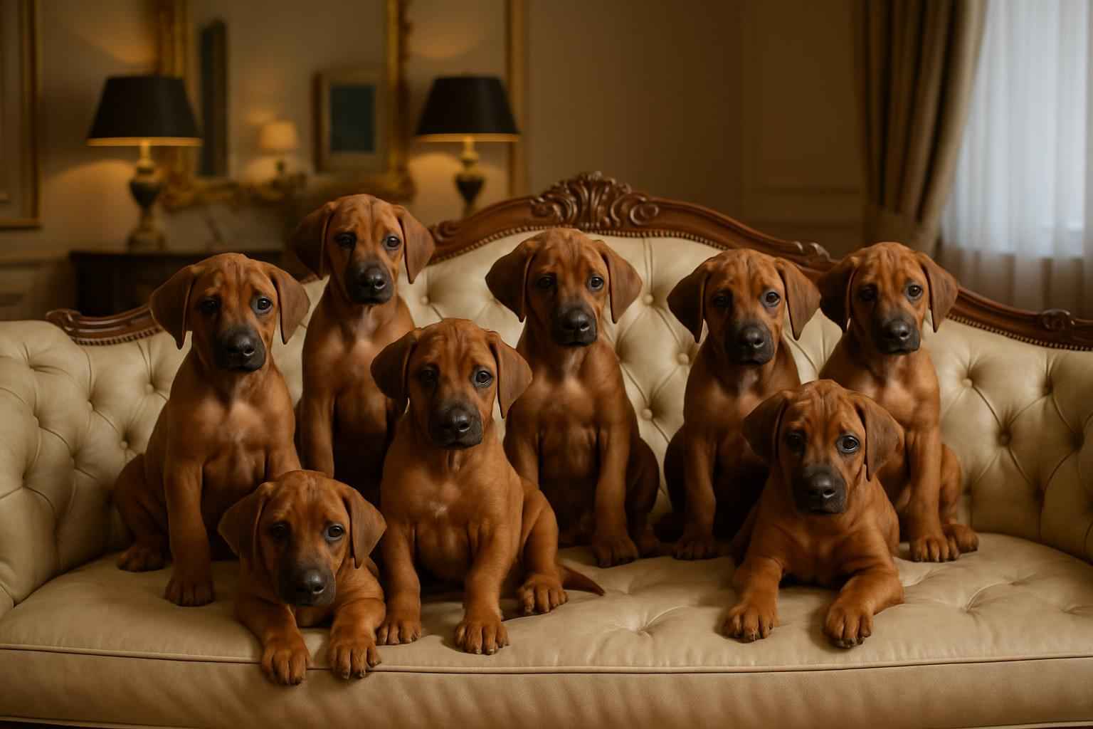 Current Rhodesian Ridgeback Litter For Sale in Johnson City Tennessee
