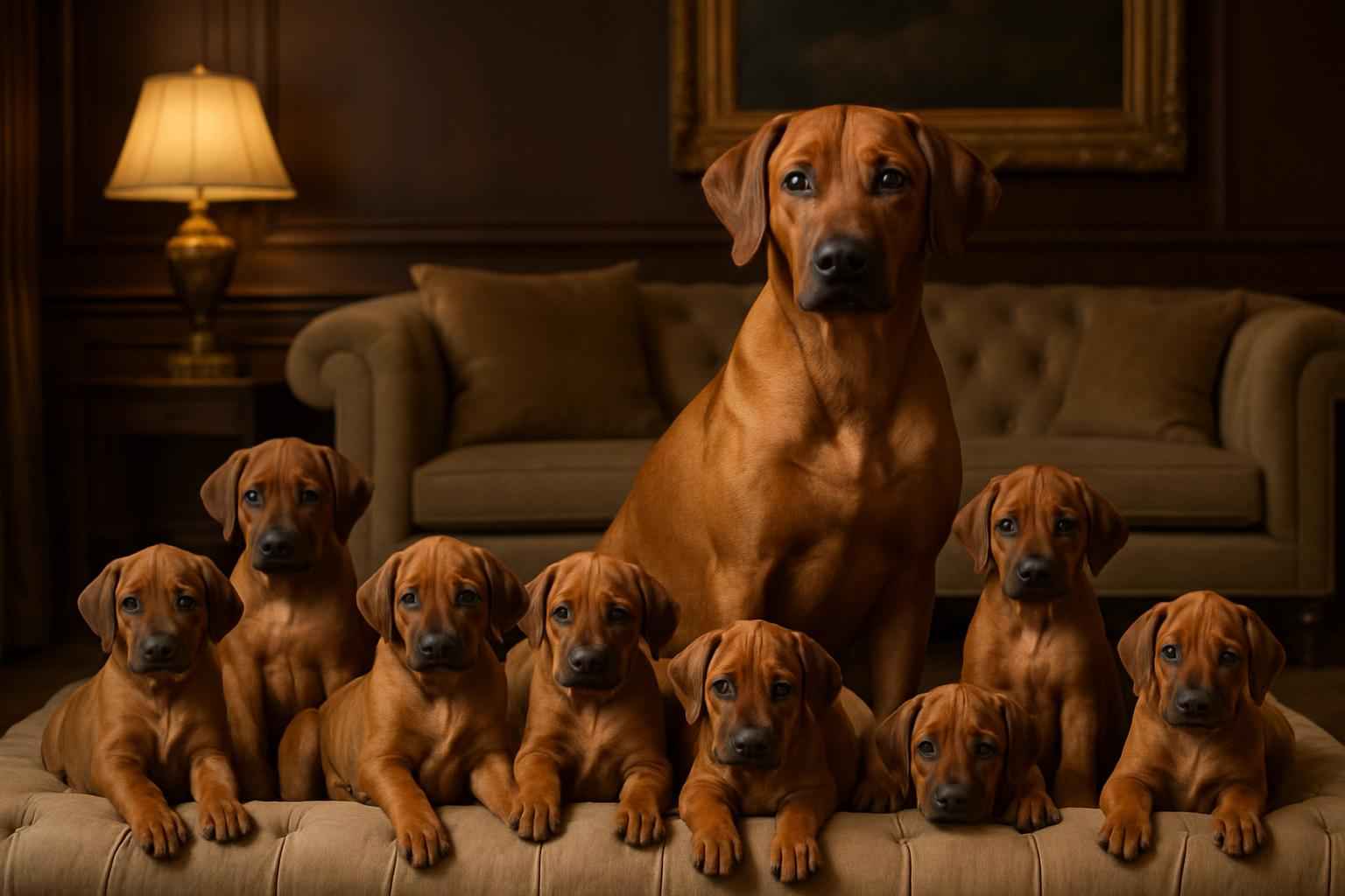 Current Rhodesian Ridgeback Litter For Sale in Kingsport Tennessee